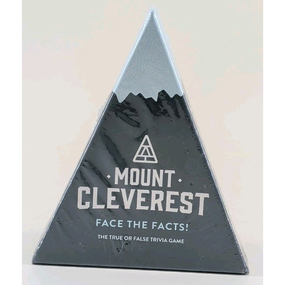 Mount Cleverest Original Edition True Or False Trivia Game Kids & Adults New
